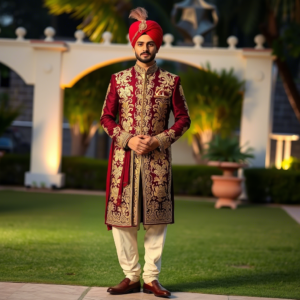 Classic Embroidered Sherwani