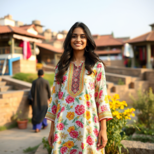Floral Cotton Tunic