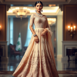 Long Anarkali Dress