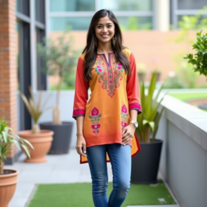 Classic Kurti with Embroidery